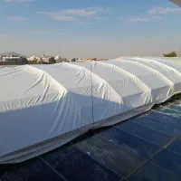 دوخت برزنت کانتینری چادر برزنتی چادرداربست سقف