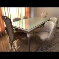 ست مبلمان ۹ نفره با میز ناهارخوری بزرگ ۶ نفره|مبلمان خانگی و میز عسلی|تهران, مروارید شهر|دیوار