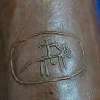 جام فلزی قدیمی کار دست تصویردار به وزن۴۲۵گرم۸۰۰سوت|کلکسیون اشیاء عتیقه|ارومیه, |دیوار