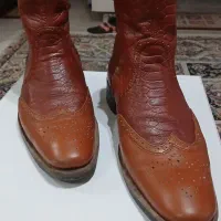 پوتین پوست ماری دست دوز