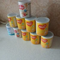 قوطی شیرخشک تمیز سالم درب دار