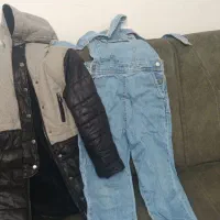 شلوار سرهمی لی،کاپشن اسپرت مناسب سن ۷الی ۸سال|کفش و لباس بچه|بومهن, |دیوار