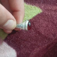انگشتر نقره و ساعت زنانه