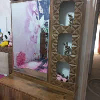 تخت خواب تک نفره همراه دروار و میز مطالعه|تخت و سرویس خواب|آبدانان, |دیوار