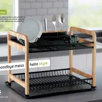 جاظرفی و آبچکان چوب وفلز اطلس مدل ونوس