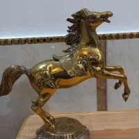 مجسمه اسب تمام برنجی سنگین