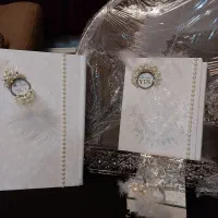 ست بله برون نامزدی|صنایع دستی و سایر لوازم تزئینی|صدرا-فارس, فاز ۱|دیوار