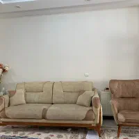 مبل تخت خواب شو|مبلمان خانگی و میز عسلی|پرند, فاز ۳|دیوار