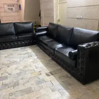 مبل ال چستر (چرم واقعا طبیعی)|مبلمان خانگی و میز عسلی|تهران, پاسداران|دیوار