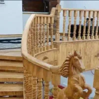 نصب پله های چوبی ترموود آلاچیق|خدمات پیشه و مهارت|هچیرود, |دیوار