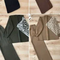 لباس دوتیکه بافت پلنگی و لباس بافت سه تیکه