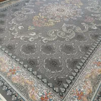 فرش ۱۲متری جفت زمینه طوسی سنگین وزن نخ|فرش|بجنورد, |دیوار