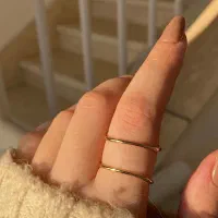 انگشتر طلا زنانه مینیمال