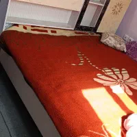 تخت خواب به همراه میز آرایش|تخت و سرویس خواب|قم, پردیسان|دیوار