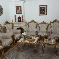 مبل استیل ۹ نفره|مبلمان خانگی و میز عسلی|تهران, گلستان (شهرک راه آهن)|دیوار