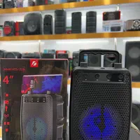 اسپیکر شارژی 3 اینچی GTS رمخور فلشخور رقص نور دار|پخش‌کننده همراه|قم, امامزاده ابراهیم|دیوار