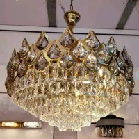 لوستر  و مبل طلا ی|لوستر و چراغ آویز|اهواز, طالقانی|دیوار
