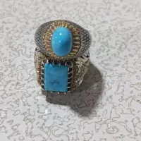 انگشتر نقره فیروزه  نیشابور خوش دست و خوش رکاب