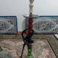 یک عدد قلیون چوب سورخ جنس عالی یک بار کشیدم توش