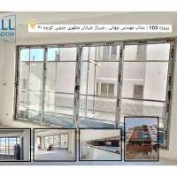 پنجره دوجداره upvc و آلومینیوم و توری