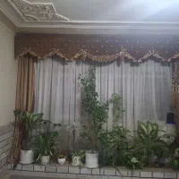 فروش پرده با رویی قهوه تیره