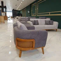 مدل مینیمال راحتی حصیری + طرح تعویض ازم دم قسط|مبلمان خانگی و میز عسلی|مشهد, گرجی علیا|دیوار