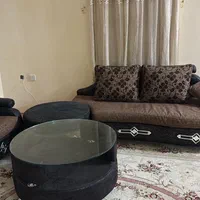 مبل با گل میز