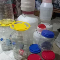 دبه گالن بطری پلاستیکی شیشه مربا رب یکبار مصرف سطل