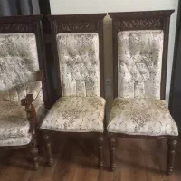 یک دست مبل سلطنتی استیل  کامل ۹ نفره به همراه میز|مبلمان خانگی و میز عسلی|مشهد, سجاد شهر|دیوار
