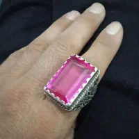 انگشتر یاقوت پیازی
