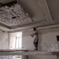 گچ کاری گچ بری و لکه گیری در کلیه مناطق مشهد