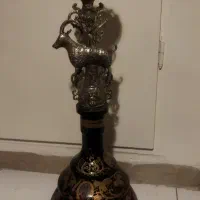 قلیون برنجی تک شاخ حاج اقلی