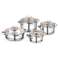 سرویس قابلمه مارک کرکماز اصل تمام استیل چک بده ببر|ظروف پخت‌وپز|یزد, |دیوار