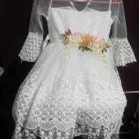 پیراهن مجلسی دخترانه با کفش مجلسی