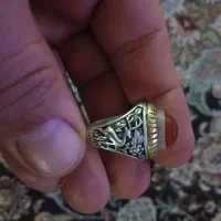 انگشتر نقره باباقوری طرح آهو|کلکسیون اشیاء عتیقه|تهران, نیروی هوایی (پیروزی)|دیوار