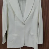 کت شلوار سفید عروس