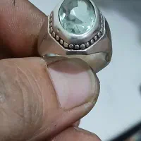 انگشتر نقره یاقوت شجر عقیق موزنایت الماس|جواهرات|ملارد, |دیوار