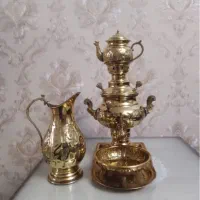 سرویس سماور برنجی