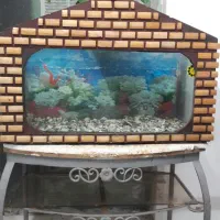 آکواریوم باپایه فلزی محکم