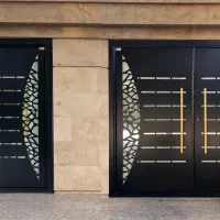 فروش انواع درب های فلزی حیاطی و پارکینگی|مصالح و تجهیزات ساختمان|خلخال, |دیوار