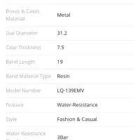 ساعت انالوگ casio|ساعت|اصفهان, سپاهان‌شهر|دیوار