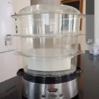 بخار پز سه طبقه