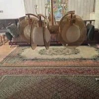 لوستر کم کار|لوستر و چراغ آویز|اصفهان, قلعه طبره|دیوار