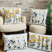 **کاورکوسن و رومیزی پانچدوزی شده**|رختخواب، بالش، پتو|کرج, شهرک رضوانیه|دیوار