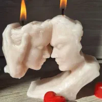شمع عاشقانه رومئو و ژولیت|صنایع دستی و سایر لوازم تزئینی|کرج, گلستان|دیوار