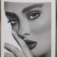 طراحی چهره|تابلو، نقاشی، عکس|خمین, |دیوار