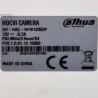 ۲عدد دوربین مداربسته Dahua مدل HFW1200DP کاملاً نو|دوربین مداربسته|نشتارود, |دیوار