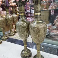 گلدان برنجی ۹۵سانت وارداتی|صنایع دستی و سایر لوازم تزئینی|تهران, شوش|دیوار