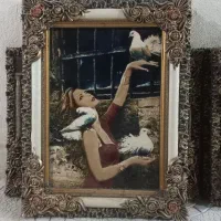 تابلو فرش هزارشانه اکرولیک