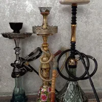 قلیان مدرن برنجی